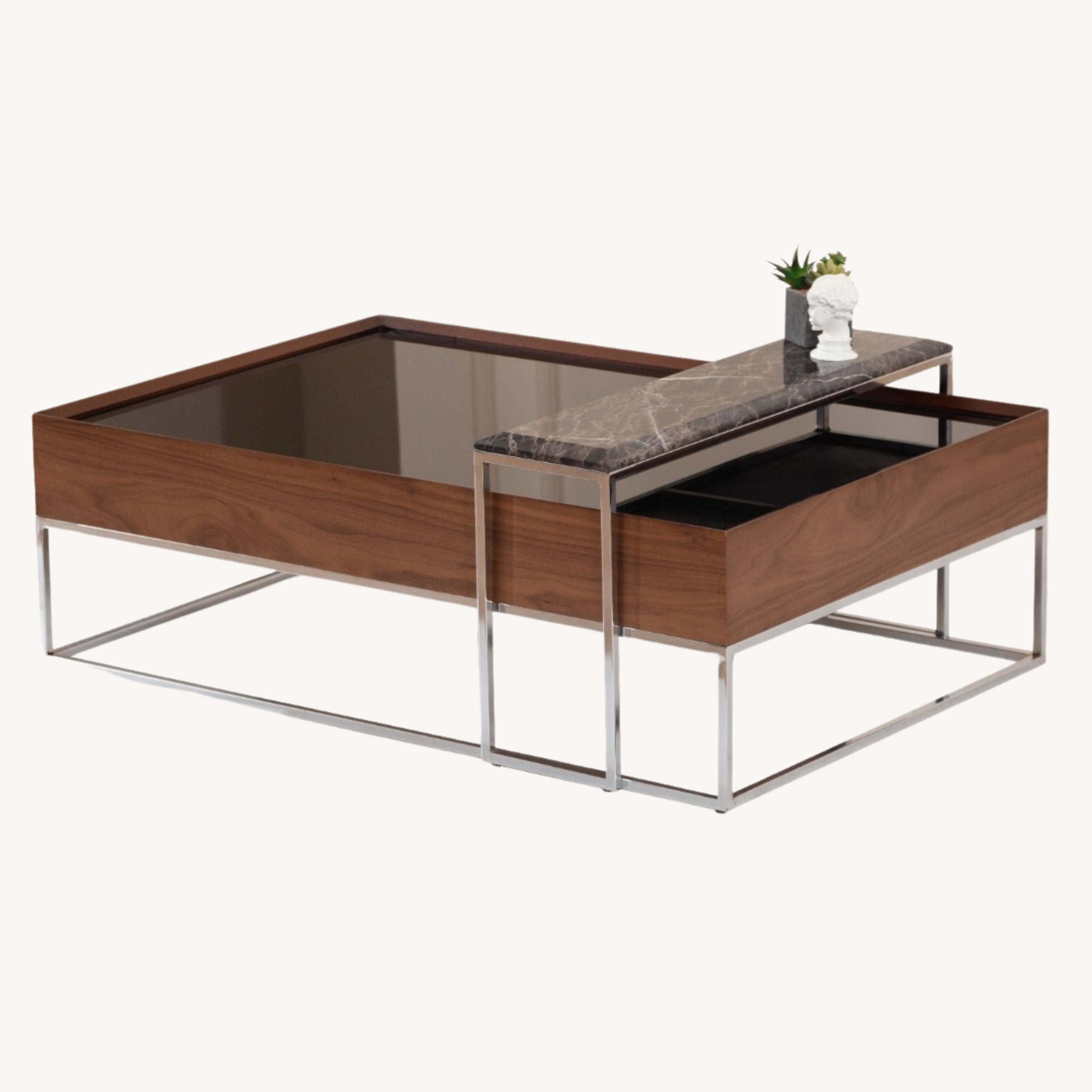 #finish_Walnut + Chrome