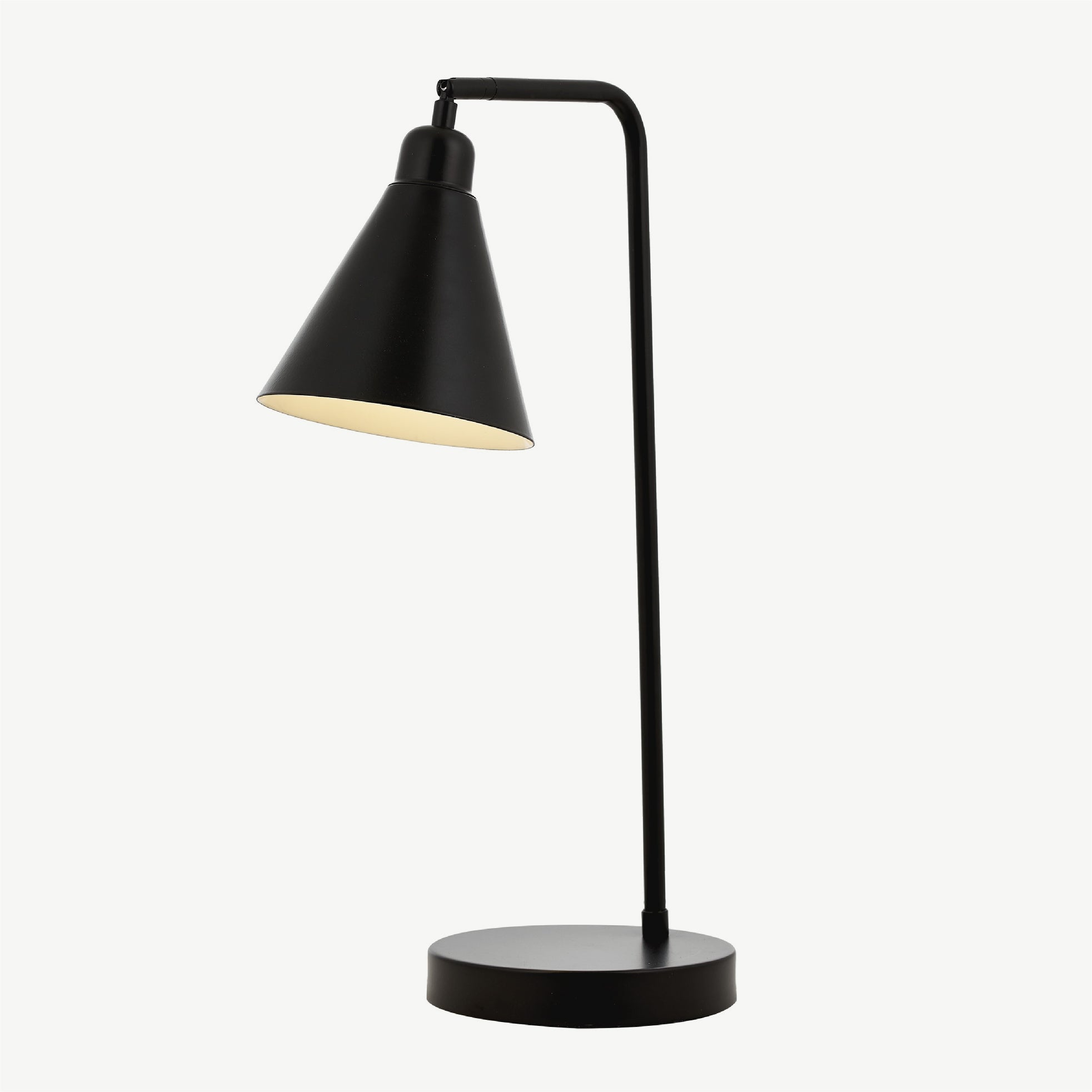 Matte Black Metal Desk Lamp