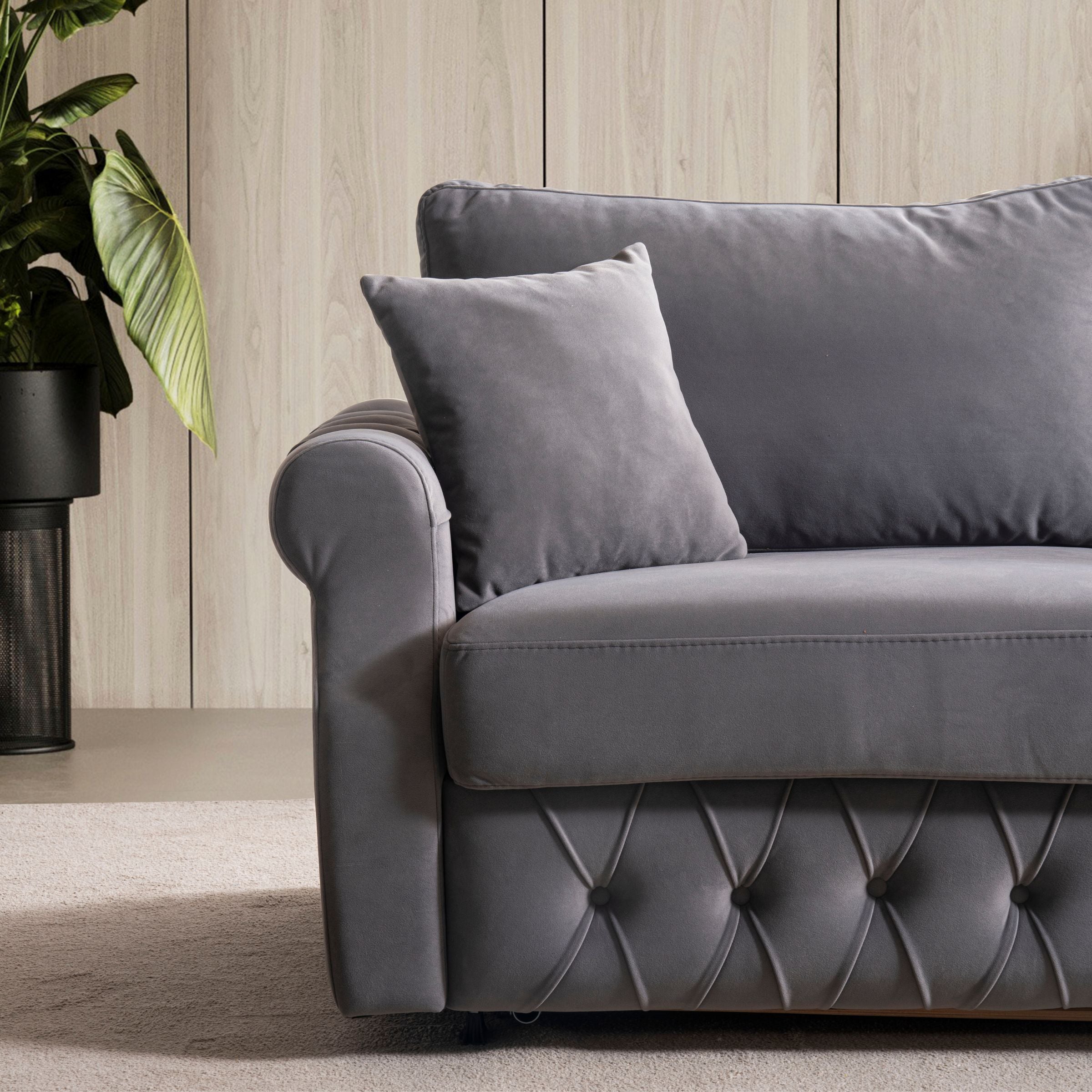 Rustik 3 Seater Pull-Out Sofa Bed