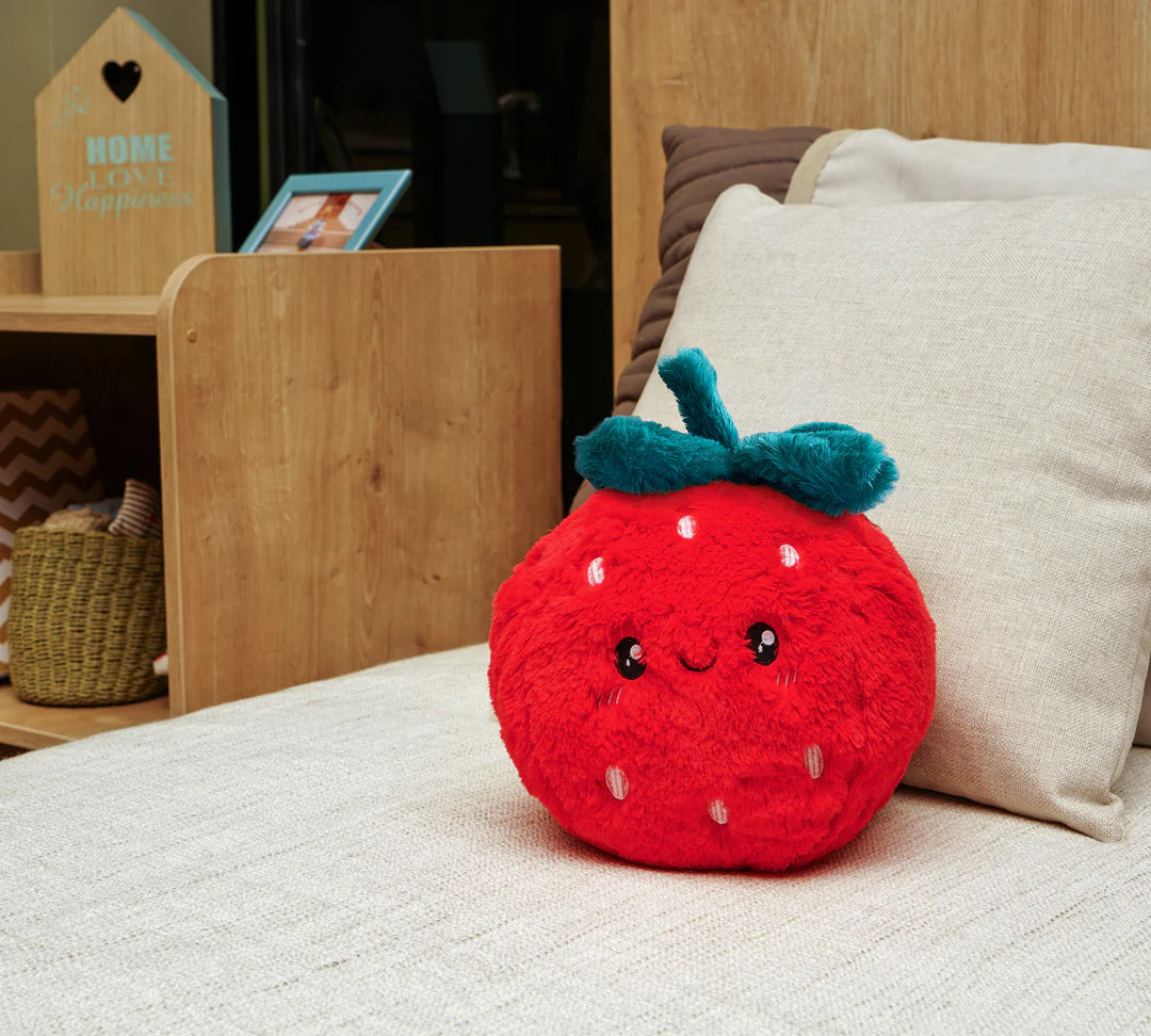 Strawberry Cushion - Soft Plush Pillow