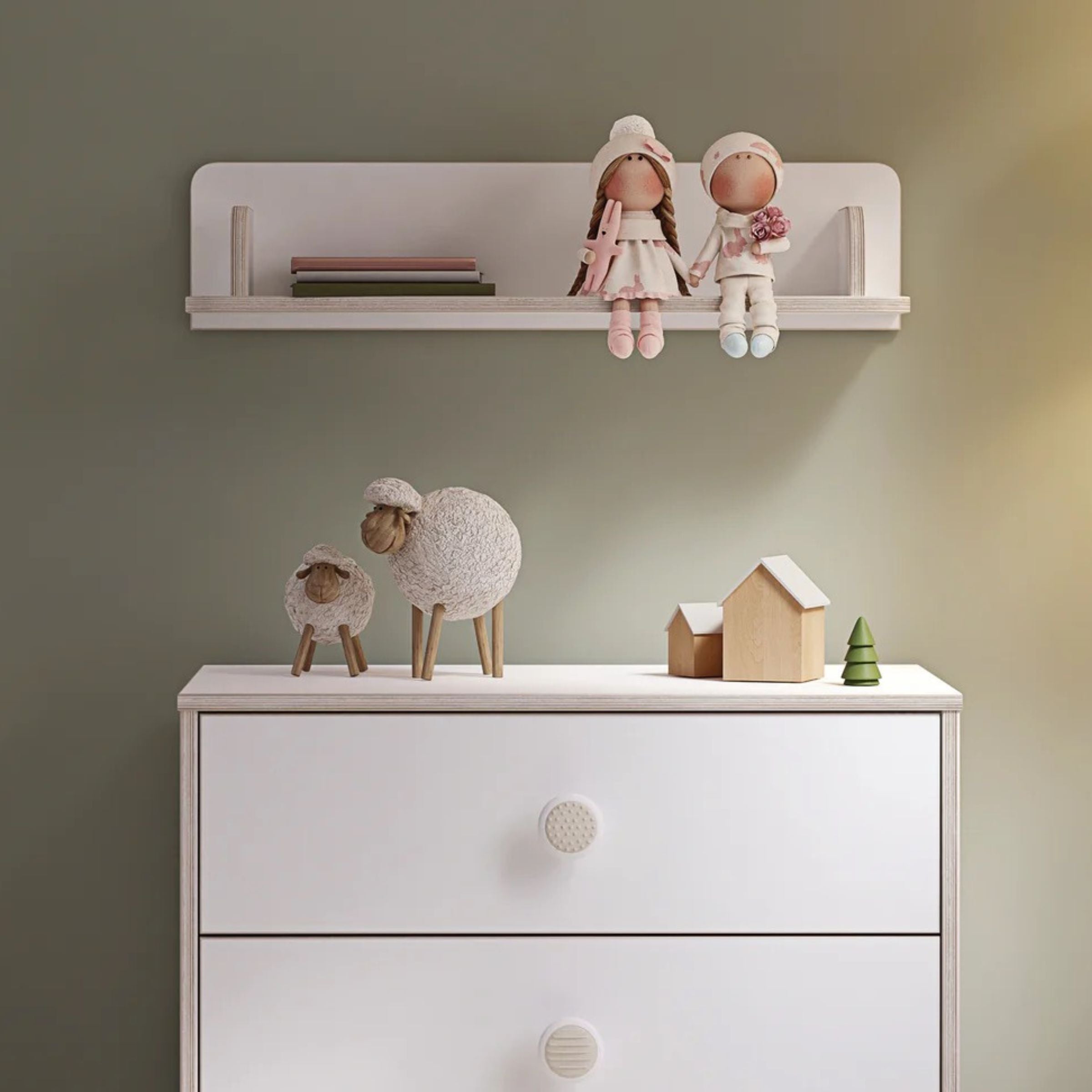 White Wall Shelf