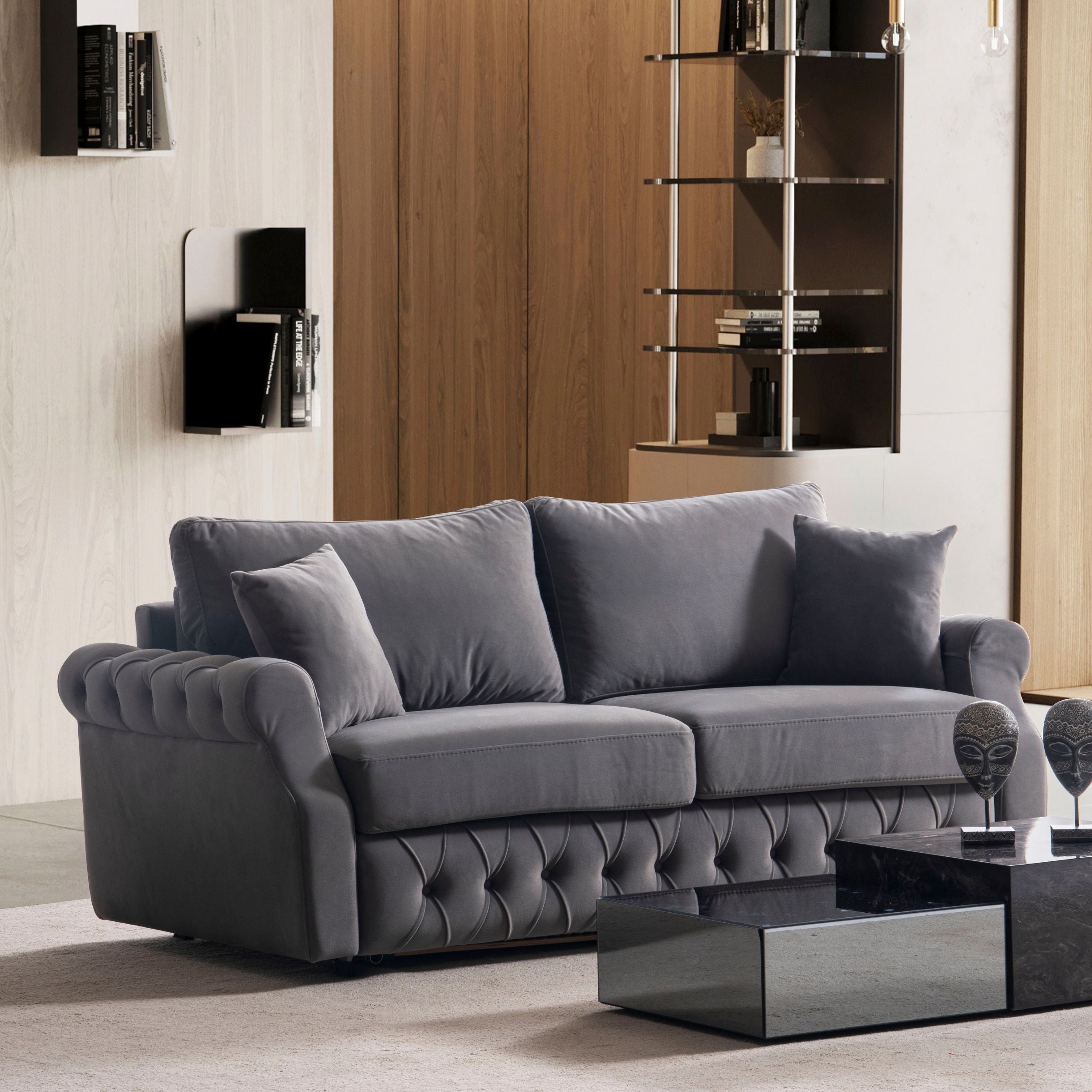 Rustik 3 Seater Pull-Out Sofa Bed